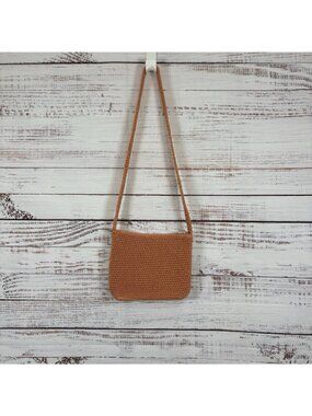 The Sak Shoulder Bag Coral Orange Crochet Bag